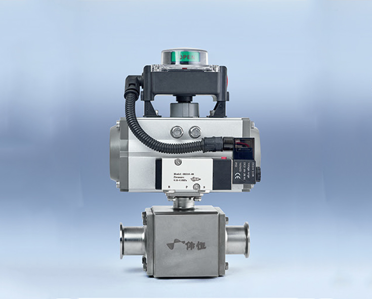 Pneumatic Square Ball Valve
